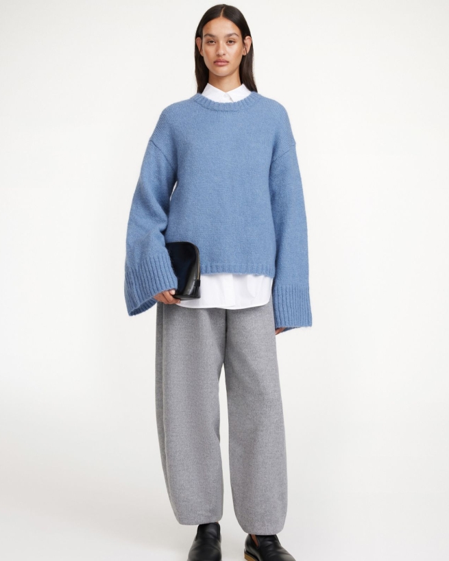 By Malene Birger - CIERRA STRIK BLÅ By Malene Birger - CIERRA STRIK BLÅ