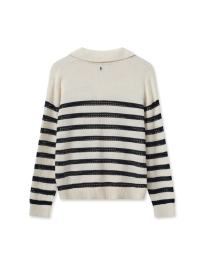 Mos Mosh - RORA STRIBET BLUSE Mos Mosh - RORA STRIBET BLUSE