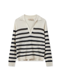 Mos Mosh - RORA STRIBET BLUSE Mos Mosh - RORA STRIBET BLUSE