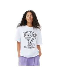 Ganni - RELAXED COCKTAIL T-SHIRT