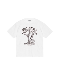 Ganni - RELAXED COCKTAIL T-SHIRT