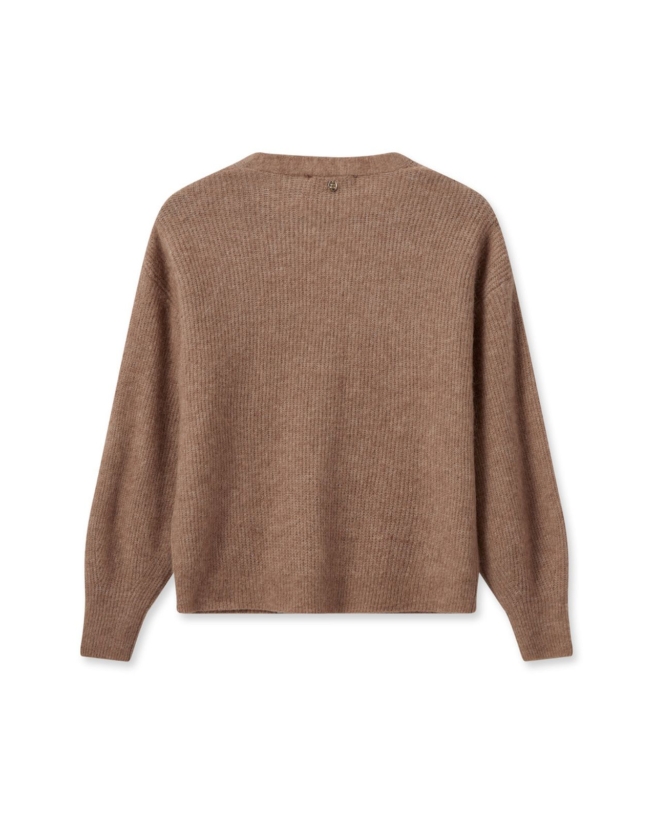 Mos Mosh - THORA CARDIGAN CINNAMON Mos Mosh - THORA CARDIGAN CINNAMON