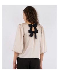 Neo Noir - LORRAINE SATIN BLUSE Neo Noir - LORRAINE SATIN BLUSE