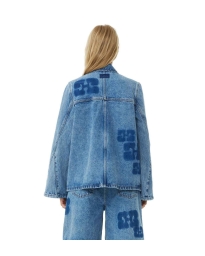 Ganni - PATCH DENIM JAKKE