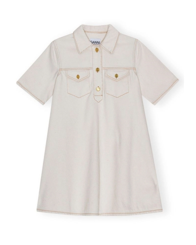 Ganni - HEAVY DENIM MINI KJOLE