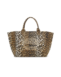 Ganni - SHOPPER XXL LEOPARD