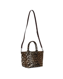 Ganni - SHOPPER TASKE LEOPARD