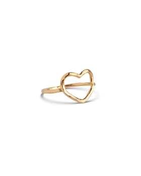 Enamel - ORGANICE HEART RING GULD