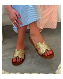 Copenhagen Shoes - IVY GOLD SANDAL