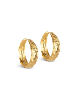 Enamel - NELA HOOPS 20MM GULD