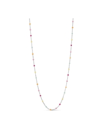 Enamel - LOLA HALSKÆDE RAINBOW SØLV