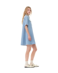 Ganni - HEAVY DENIM MINI KJOLE