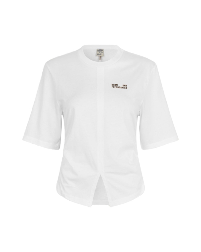 Baum und Pferdgarten - JUMA T-SHIRT HVID