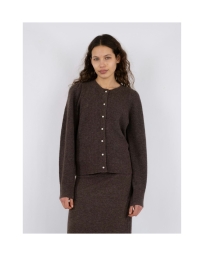 Neo Noir - NUNA KNIT CARDIGAN BRUN
