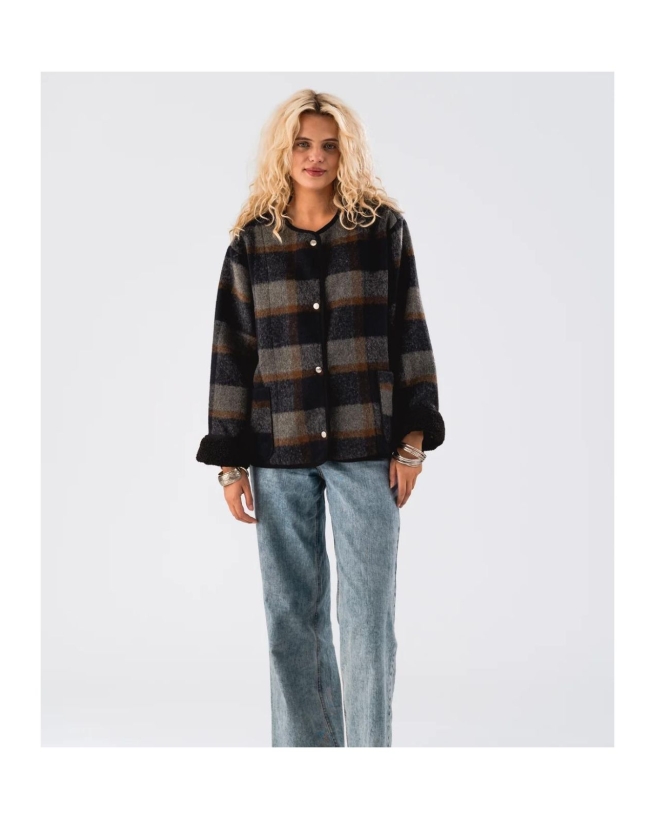 Lollys Laundry - YARRA JAKKE CHECK PRINT