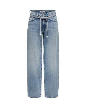 Only - GIANNA MID WAIST BALLOON FIT JEANS BLÅ