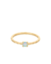 Pernille Corydon - GAUDI RING SYNTHETIC BLUE OPAL