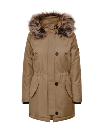 Only - IRIS LANG PARKA TIGERS EYE