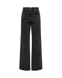 Only - HOPE HØJ TALJE WIDE LEG FIT JEANS SORT