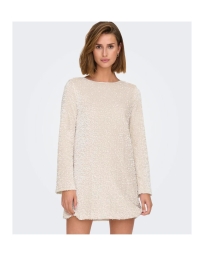 Only - ANIKA KORT KJOLE HVID
