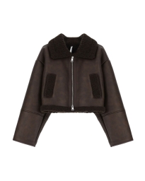 Imperial - SHEARLING EFFECT JACKET BRUN
