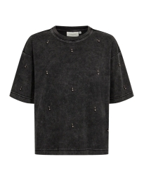 Copenhagen Muse - MUSE T-SHIRT MED PERLER SORT