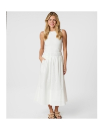 Neo Noir - YARA POPLIN SKIRT WHITE