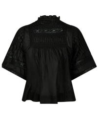 Neo Noir - SIAMA S VOILE BLUSE SORT
