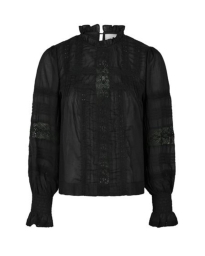 Neo Noir - EBBA VOILE BLUSE SORT