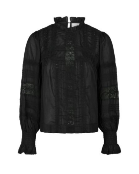 Neo Noir - EBBA VOILE BLUSE SORT