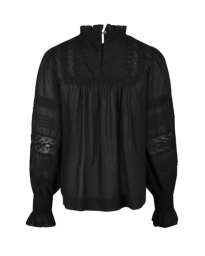 Neo Noir - EBBA VOILE BLUSE SORT
