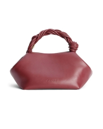 Ganni - GANNI TASKE BURGUNDY SMALL