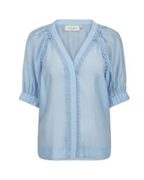 MOLLY BLUSE I BLÅ 