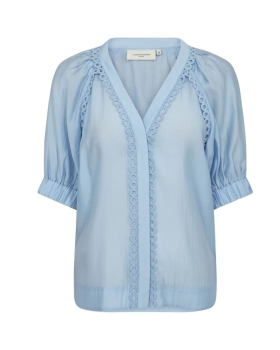 MOLLY BLUSE I BLÅ 