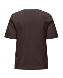 Only - ONLY T-SHIRT CHOCOLATE