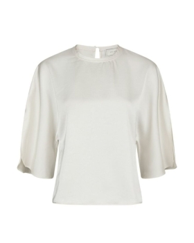 Neo Noir - LIORA SATEEN BLOUSE PERAL