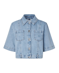 Baum und Pferdgarten - Denim bluse