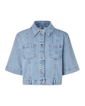 Baum und Pferdgarten - Denim bluse