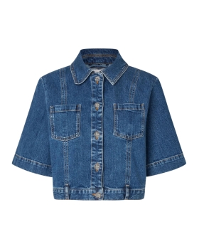 Baum und Pferdgarten - Denim bluse