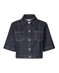 Baum und Pferdgarten - Denim bluse