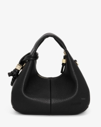 Ganni -  HOBO MINI GRAINED TASKE