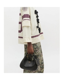 Ganni -  HOBO MINI GRAINED TASKE