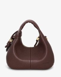 Ganni - HOBO MINI TASKE COFFEE