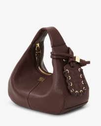 Ganni - HOBO MINI TASKE COFFEE