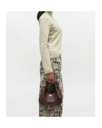 Ganni - HOBO MINI TASKE COFFEE