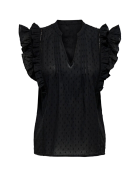 Only - RAINA RUFFLE SORT TOP 