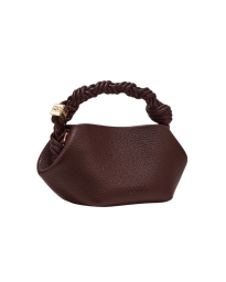 Ganni - BOU BAG MINI GRAINED TASKE BRUN