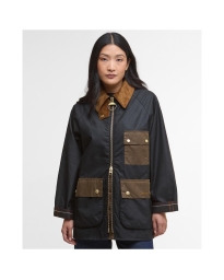 BARBOUR - LUELLA WAX JAKKE BRUN