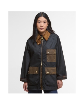 BARBOUR - LUELLA WAX JAKKE BRUN