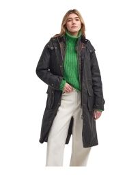 BARBOUR - LONG CANNICH WAXED JAKKE OLIVEN